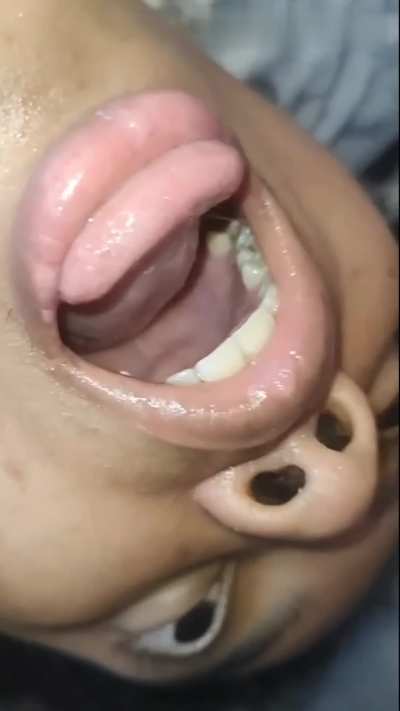 [PART 4] She loves getting her throat bulged upside down