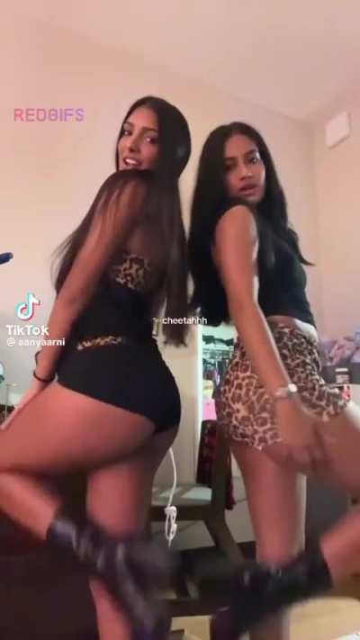 Basically in her underwear 