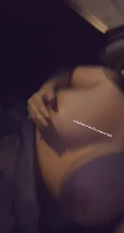 drove around topless the other day 😈🥰