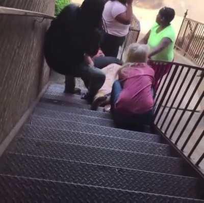 to run into a fight.