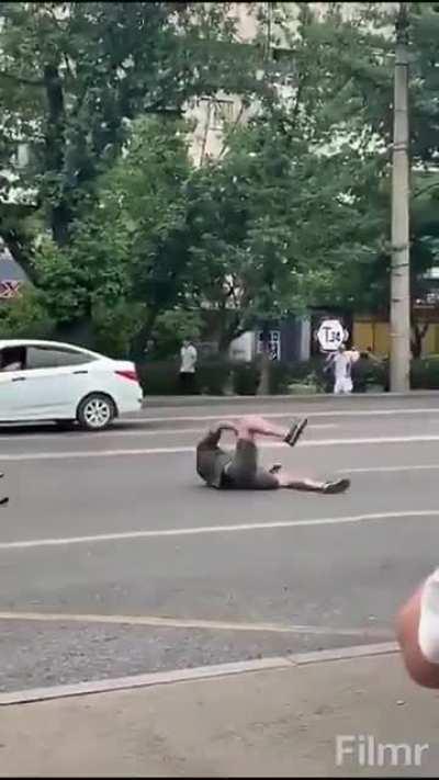 Man punches bus driver and... Just watch til the end.