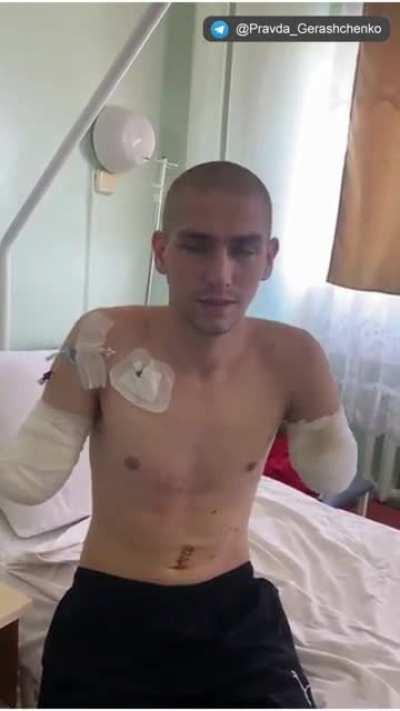 Heartbreaking, the source wrote - 'I was hit by a rocket. I want to continue to benefit my country