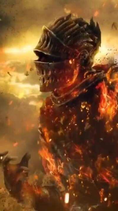 Darksouls III Soul of Cinder animated