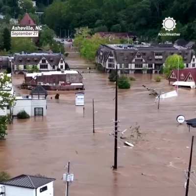 Asheville is over 2,000 feet above sea level, and ~300 miles away from the nearest coastline.