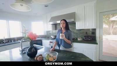 Mom Teaching Her Little Guy to Please a Woman 