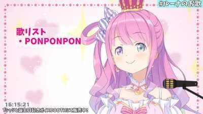 Luna sang Pen Pineapple Apple Pen during her karaoke stream today. A true idol.