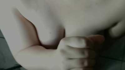 I love having warm cum on my tits