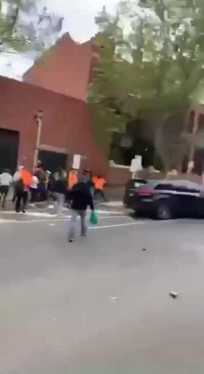 Anti lockdown protest in Melbourne. Damn