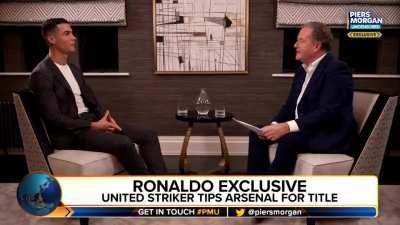 Ronaldo discussing who he wants to win the title