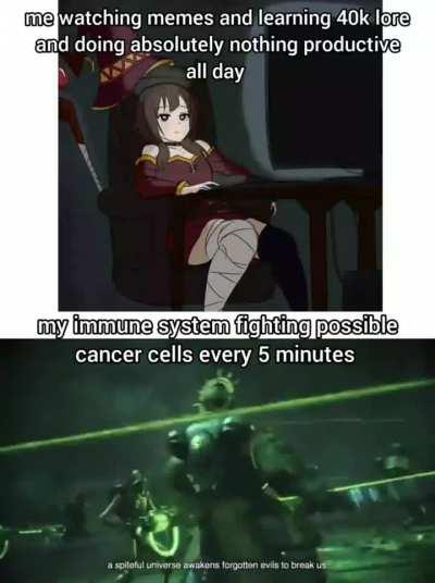 (my immune system lost) 