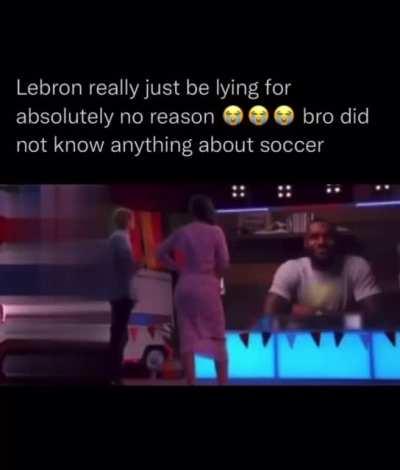 Lebron really be lying for no reason