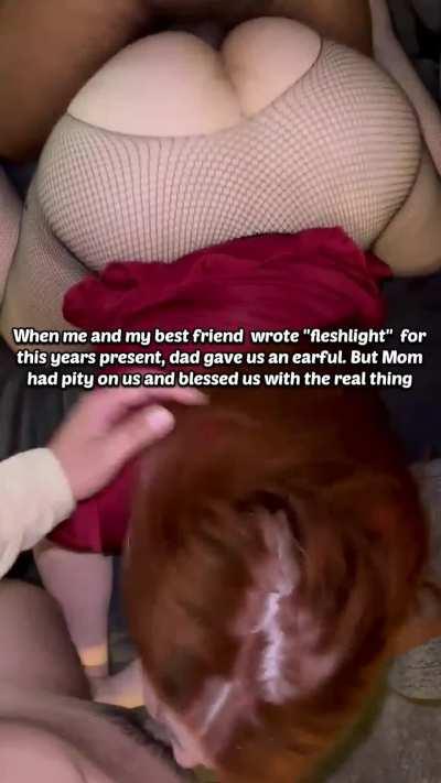 Mommy came to rescue with a surprise present