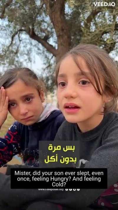 This is how winter is like for many Syrian children living in poverty and war. Every donation to the right organizations would help.