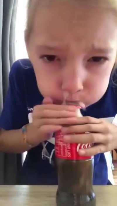 Good old coca cola and mentos