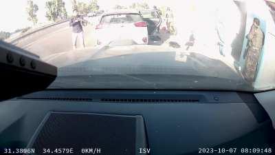 Off-duty soldier Aner Shapira fends off 7 grenades during attack on October 7th.