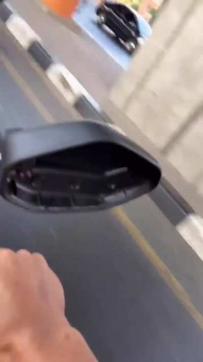 At least he picked his bike