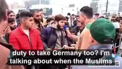 Muslims in Germany declare their intentions: 