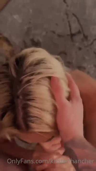 Kristen Hancher Blowjob