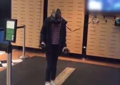 VR plank waking gone wrong. 😂