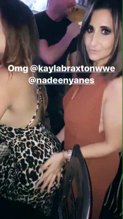 Kayla Braxton and her friend