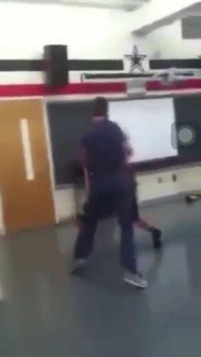 Brave warrior is vanquished by nephilim.