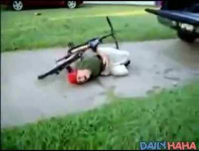 You forgot your training wheels