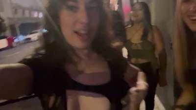 hehe a quick flash after a night out that surprised my friends :3 also, sound on :)