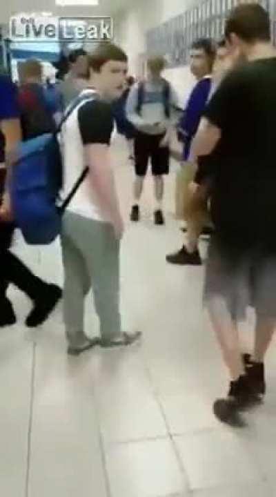 School bully got what he deserved.