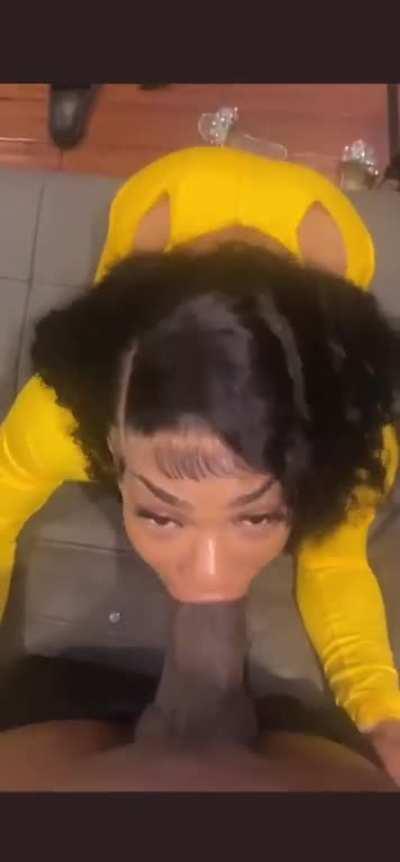 She going crazy ( idk ha name btw)