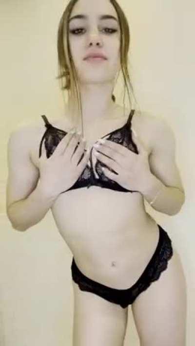 If you suddenly wondered what I have under my dress