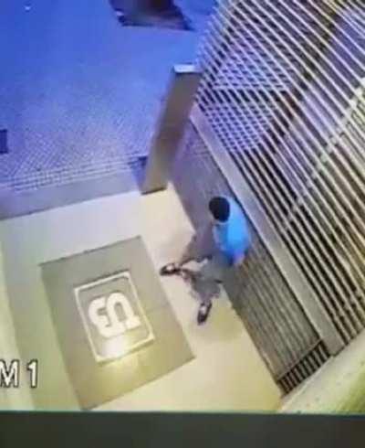 Mall shitter gets what he deserves