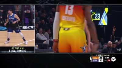 [Highlight] Damian Lilliard hits the long 3 in the All Star game