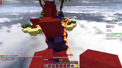 footage of mynetrix getting banned on stream. the only edit was me covering the ban ID out of respect for hypixel network rules.