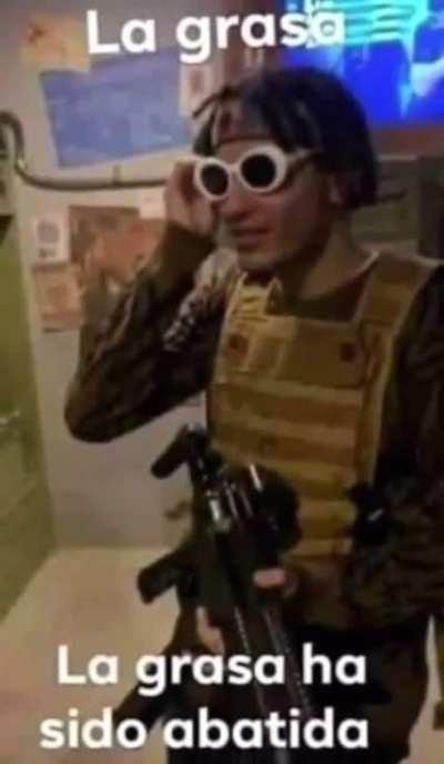 Maau al encontrarse a Mr. graso