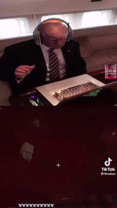 US presidents play Minecraft