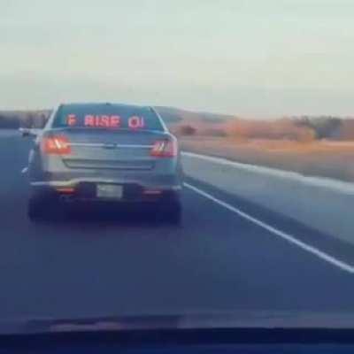 Who would put this sign up?