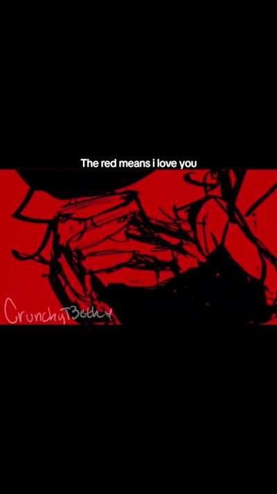 The red means I love you