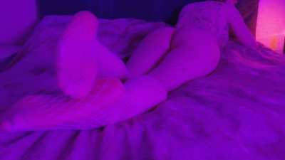 Giftwrapped in fishnets for you