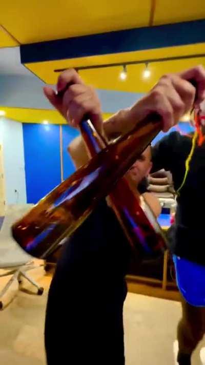 These spanish dudes are gassing this boy up! 