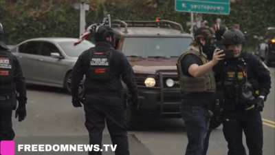 ICE/DHS opened fire on peaceful “No Kings” protesters with pepper balls & tear gas in Portland, OR. Heavily armed federal agents then disappeared multiple people during the chaos.