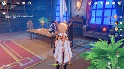 What was Kaeya doing...