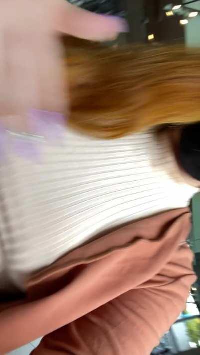 I’ve got my tits out in Starbucks so maybe I can get you some milk?