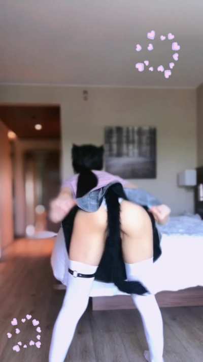 naughty catgirl dance >w<🩵