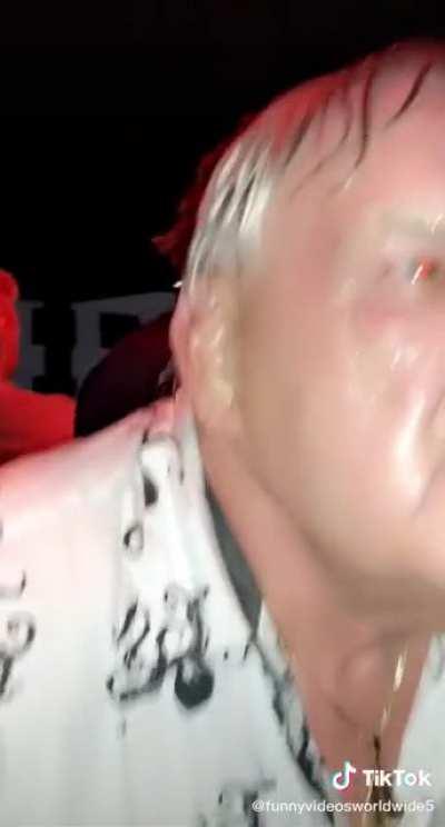 Old man off his mind