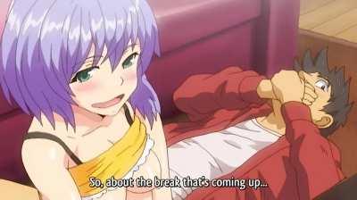 Much bigger than she expected, but she still took that situation by the balls!