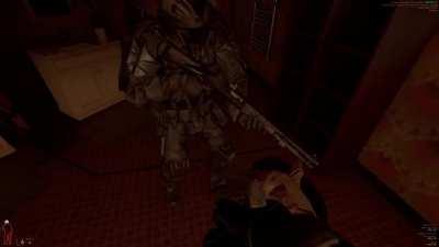 The barricaded hostiles do get a bit... quirky at night