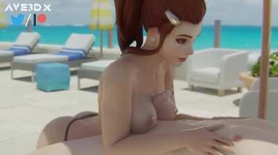 Brigitte nice and slow rubbing [AVE3DX]