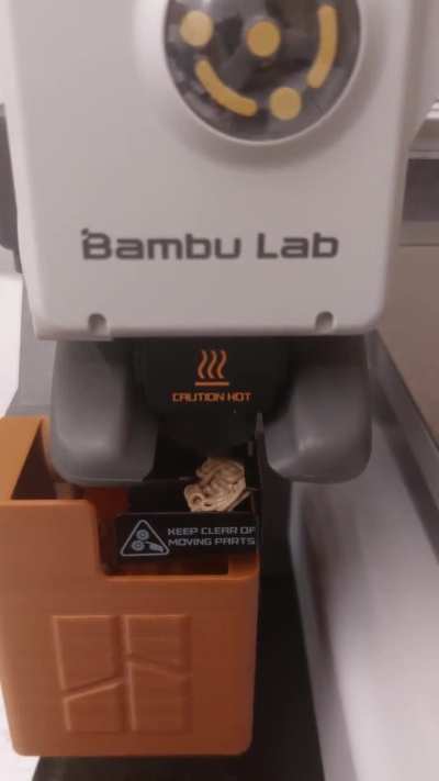 Non planar printing on the Bambu Lab A1