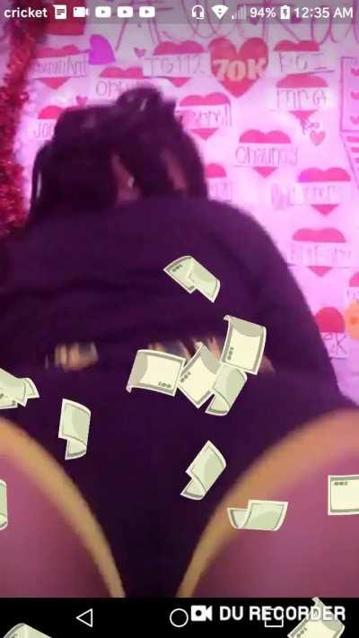 Thick streaming Ebony 