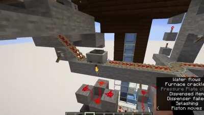 I made 150 furnaces - supersmelter. Smelts one small chest (27 stacks) in 2 minutes and 10 second, which yields almost 50 000 items per hour. Also it has very fast autorefuelling system.